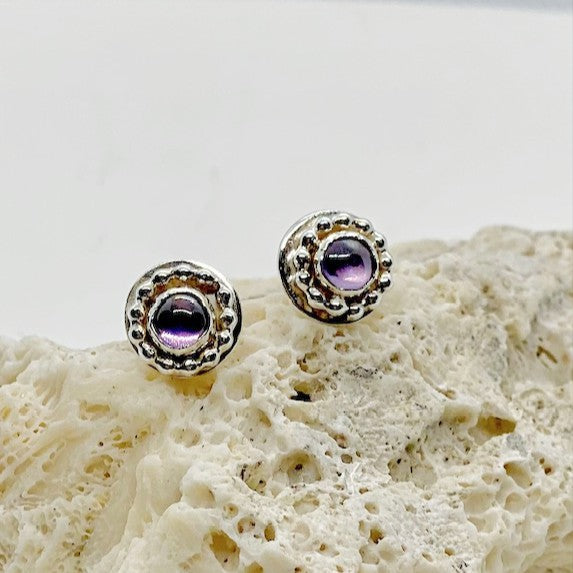 Amethyst Studs