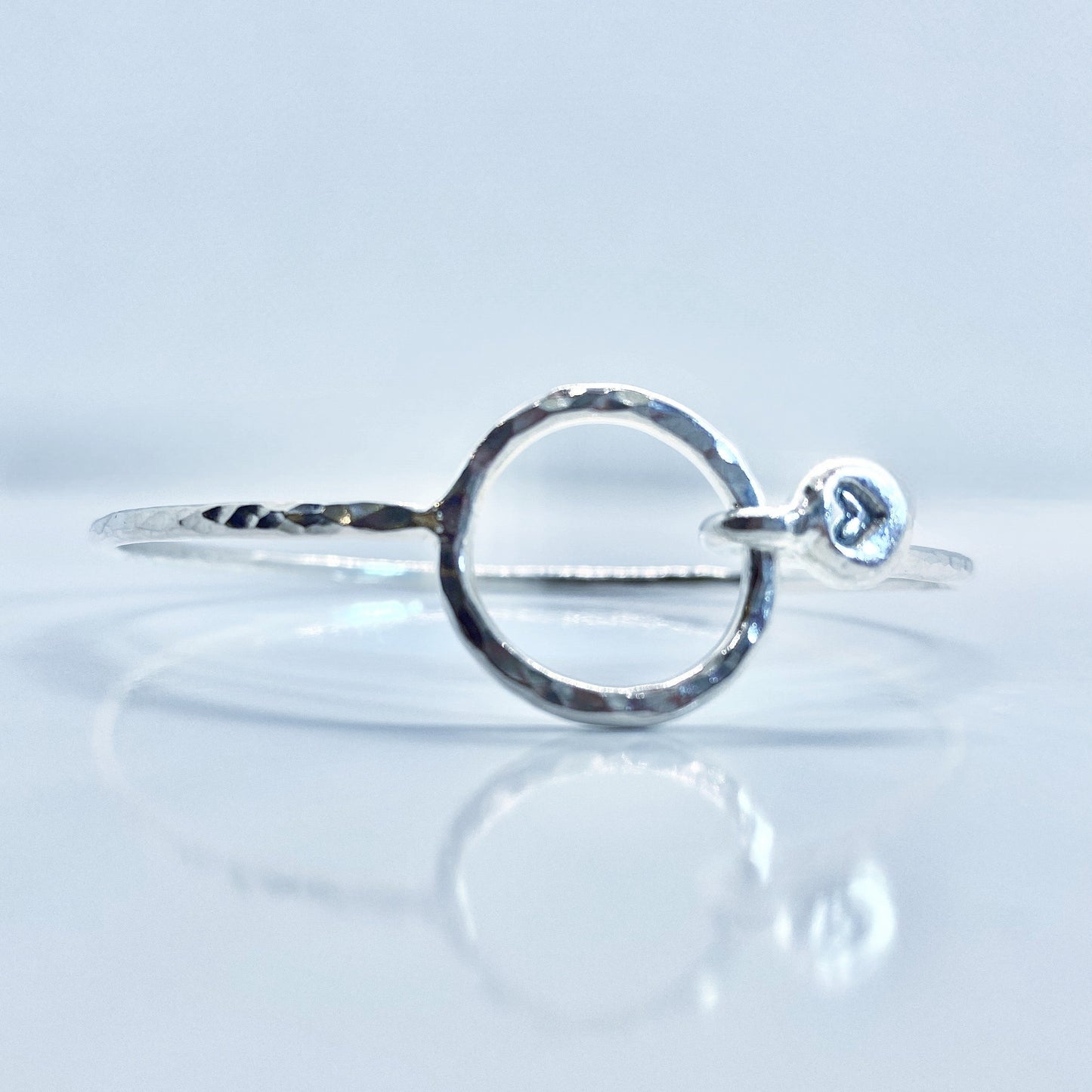 Encircled Bracelet with Heart Motif