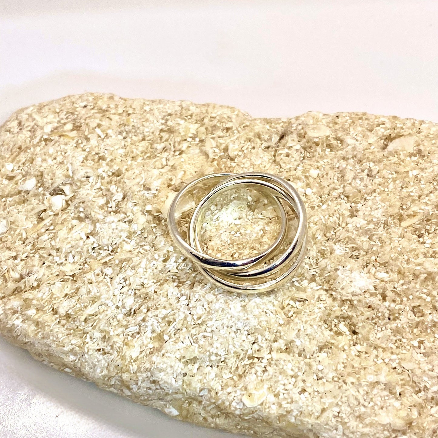 Russian Wedding Band All Sterling